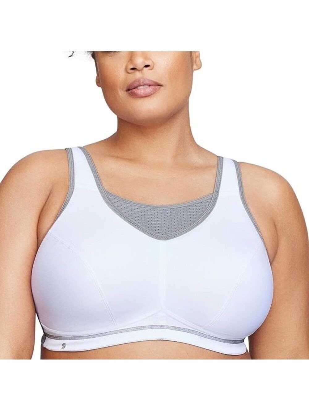 ✨ Glamorise 1067 Plus Size No-Bounce Camisole Sports Bra Wirefree  48D NWOT